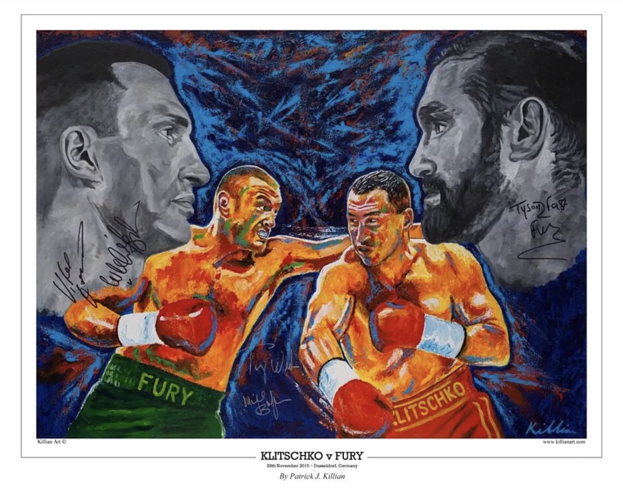 Tyson fury Art Print By Killian 